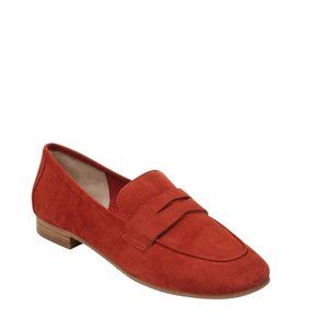 Marc Fisher Red Suede Loafers